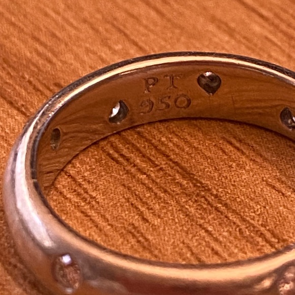 Tiffany & Co. platinum etoille diamond ring - Picture 3 of 11